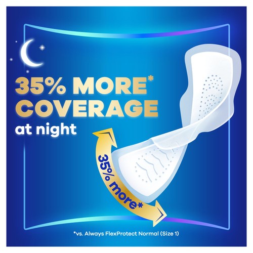 Always Infinity Pads Night (Size 3) Value Pack 18 Count