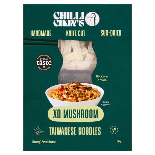 Chilli Chan's XO Mushroom Knife Cut Noodles