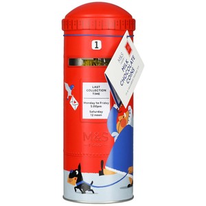 Milk Chocolate Coins in Postbox Tin