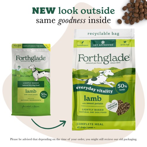 Forthglade Lightly Baked Dry Dog Food Lamb with Sweet Potato