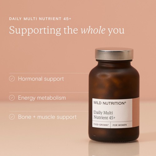 Wild Nutrition Food-Grown Women's Daily Multi 45+