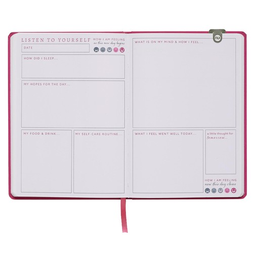 NU Autumnal Mindfulness Journal, A5, Mulberry