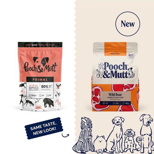 Pooch & Mutt Primal Wild Boar 2kg