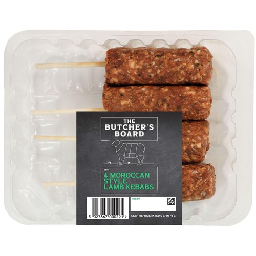 The Butcher's Board Moroccan Style Lamb Kebabs