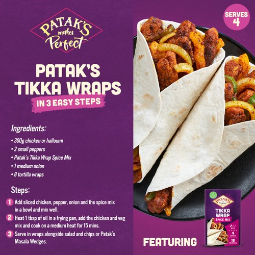 Pataks Tikka Wrap Spice Mix