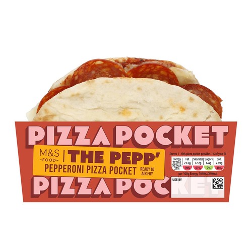 M&S Pepperoni Pizza Pocket