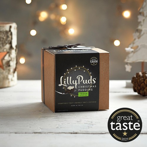 LillyPuds Premium Vegan & Gluten Free Premium Christmas Pudding