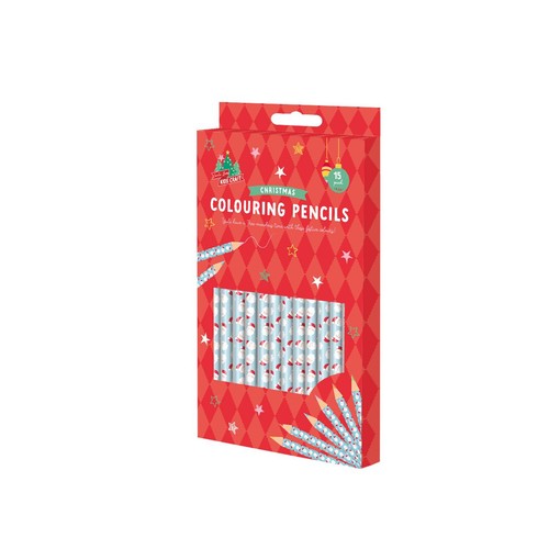 Christmas Colouring Pencils 15pk