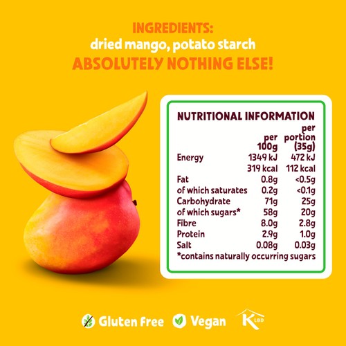 BEAR Fruit Gently Baked Mango