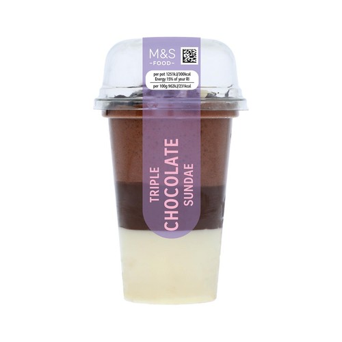 M&S Triple Chocolate Sundae