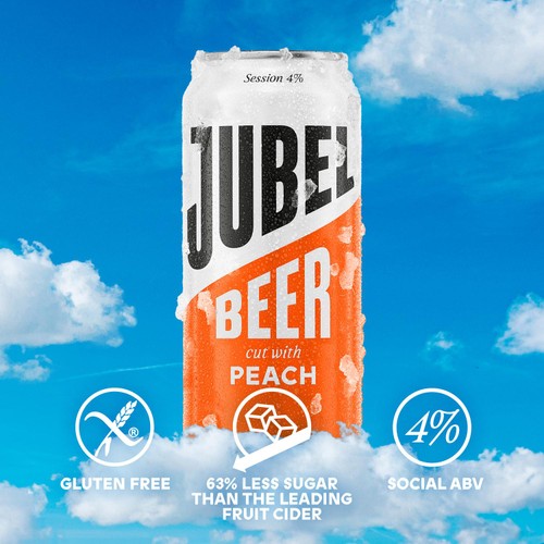 JUBEL Beer cut with Peach