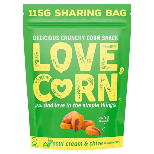 Love Corn Sour Cream & Chive Crunchy Corn
