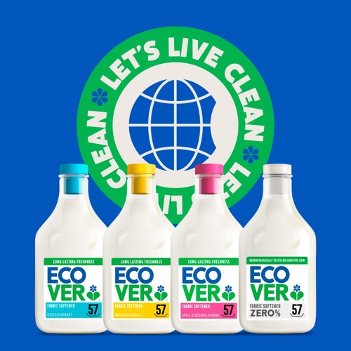 Ecover Concentrated Fabric Softener Gardenia & Vanilla 200 Washes