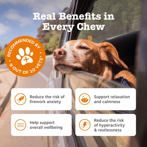 Zesty Paws Calming Dog Chews Turkey Flavour