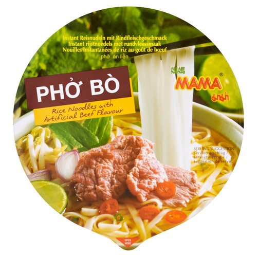 Mama Vietnamese Pho Bo Beef Rice Noodles, 65g Mama Vietnamese Pho Bo Beef Rice Noodles, 65g