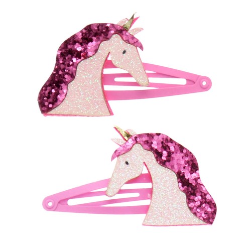 Rex London Glitter Hair Clips Unicorn