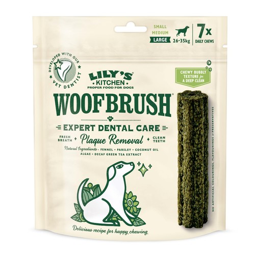Lily's Kitchen Woofbrush Natural Daily Dental Chew Large Dog Multipack