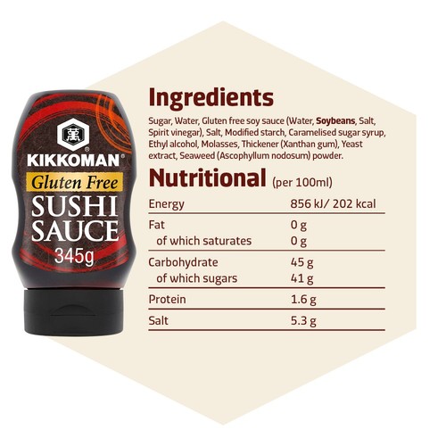 Kikkoman Gluten-Free Sushi Topping Sauce