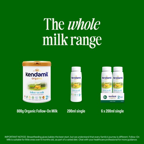 Kendamil Organic Ready to Feed Follow On Milk 