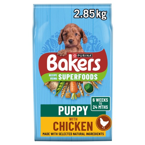 Bakers Puppy Chicken with Vegetables Dry Dog Food 