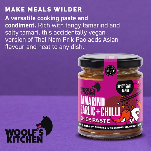 Woolf's Kitchen Tamarind, Garlic + Chilli Spice Paste