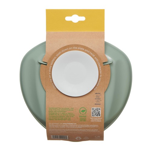 Vital Baby Nourish Power Suction Plate - natural moss