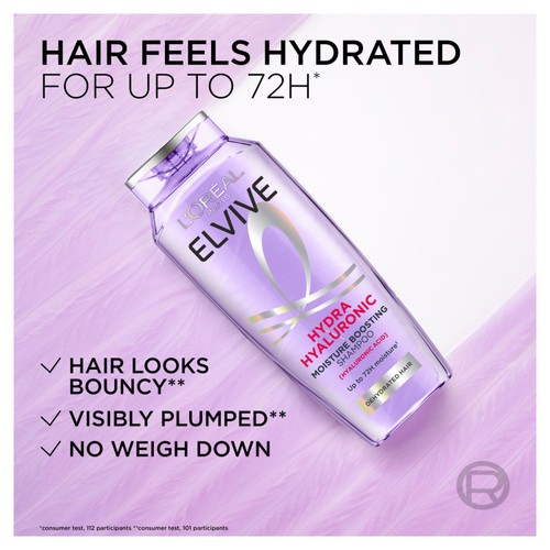L'Oreal Elvive Hydra Hyaluronic Acid Moisturising Shampoo 250ml