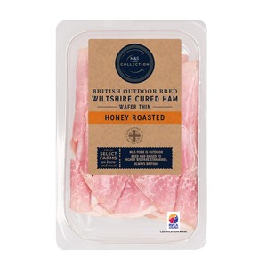 M&S British Wiltshire Cured Wafer Thin Honey Roast Ham