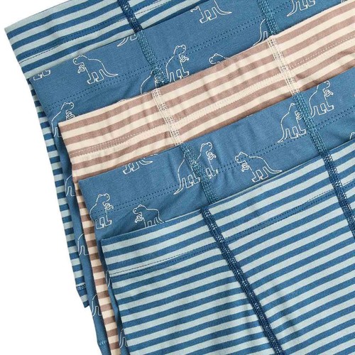 M&S Dino Stripe Trunks, 9-10 Years, Blue 