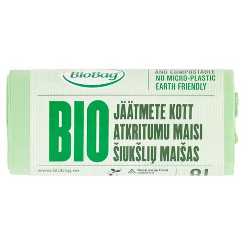 Biobag 8L Compostable Caddy Bin Liners
