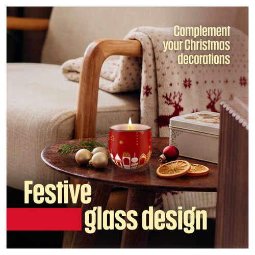 Glade Festive Candle Twinkling Apple & Cinnamon
