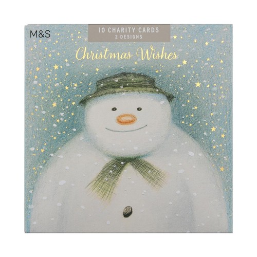 M&S Snowman Duo Cards Multipack