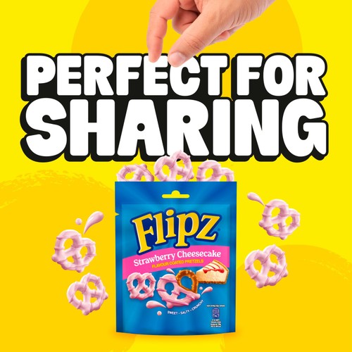 Flipz Strawberry Cheesecake Pretzels