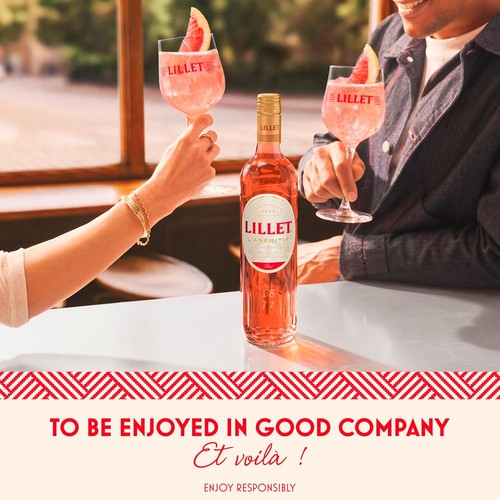 Lillet Rose Wine-Based Aperitif