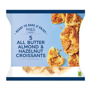 M&S 5 Ready to Bake Almond & Hazelnut Croissants Frozen