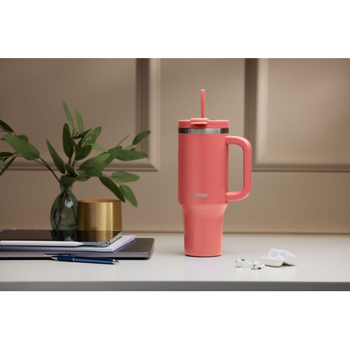 Contigo Streeterville Tumbler 1.2L Leakproof Straw Coral