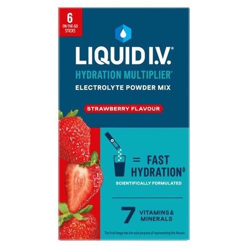 LIQUID IV Hydration Strawberry Electrolytes 