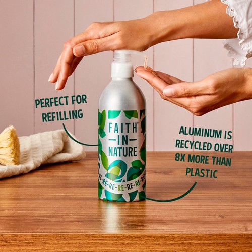 Faith In Nature Aluminium Refill Bottle