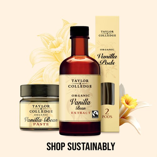 Taylor & Colledge Organic & Fairtrade Vanilla Bean Extract