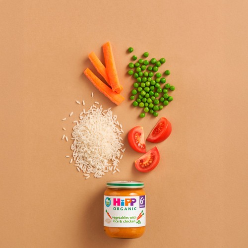 HiPP Organic Vegetables with Rice & Chicken Baby Food Jar 6+ Months