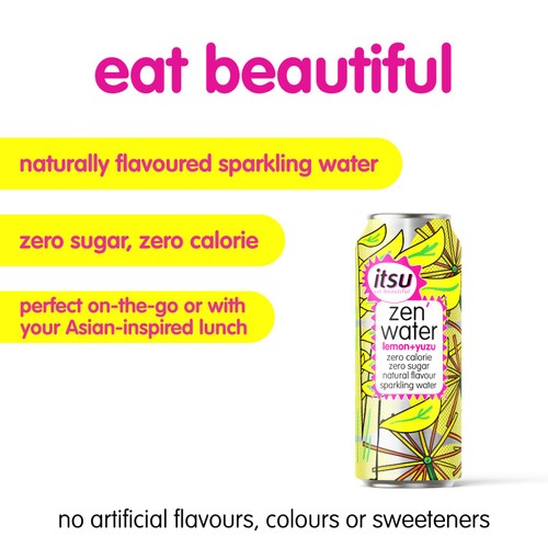 itsu lemon & yuzu zen water