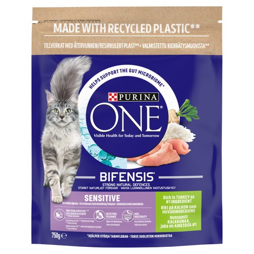 Purina One Sensitive Turkey Dry Cat Food