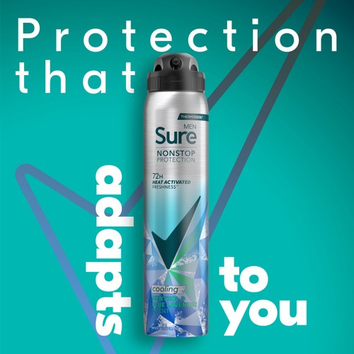 Sure Men Menthol & Blue Lavender 72h Nonstop Antiperspirant Deodorant