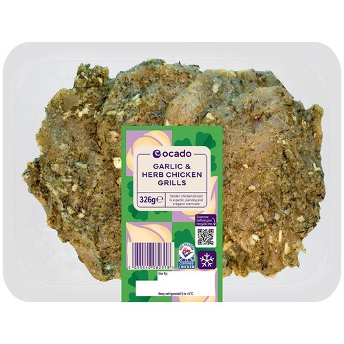 Ocado Garlic and Herb Chicken Grills