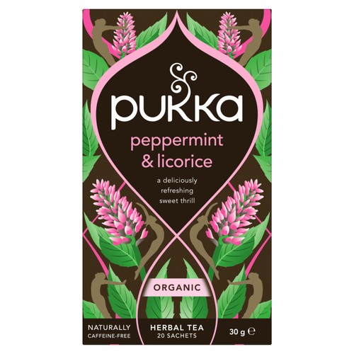 Pukka Organic Peppermint & Licorice Mint Tea x20 Compostable Tea Bags