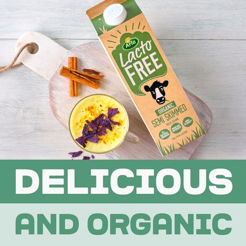 Arla LactoFREE Organic Semi Skimmed Milk Drink 