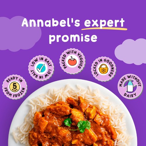 Annabel Karmel Frozen Chicken Tikka with fluffy rice