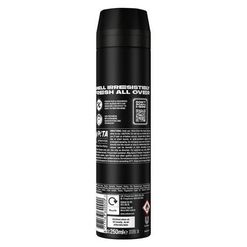 Lynx Black Deodorant Bodyspray