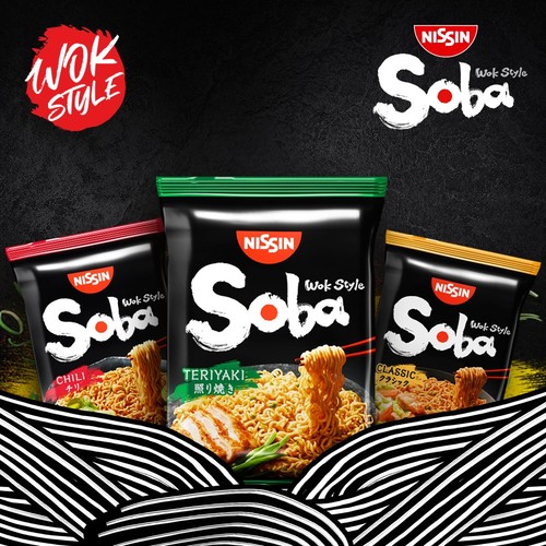 Nissin Soba Classic Instant Wok Style Noodles