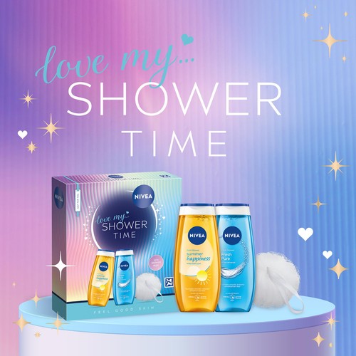 NIVEA Love Shower Time Duo Gift Set